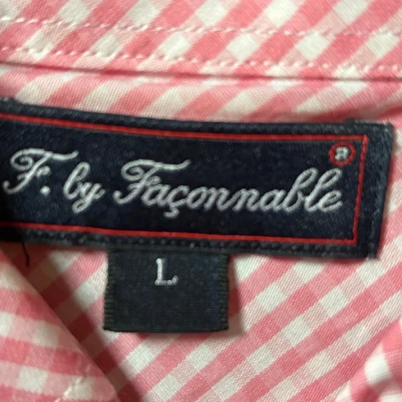 Faconnable Pink Checkered Shirt - Picture 4 of 4